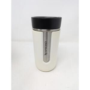 Nespresso Nomad Travel Mug White Stainless Steel Medium Mug 13.5 oz or 400 ml